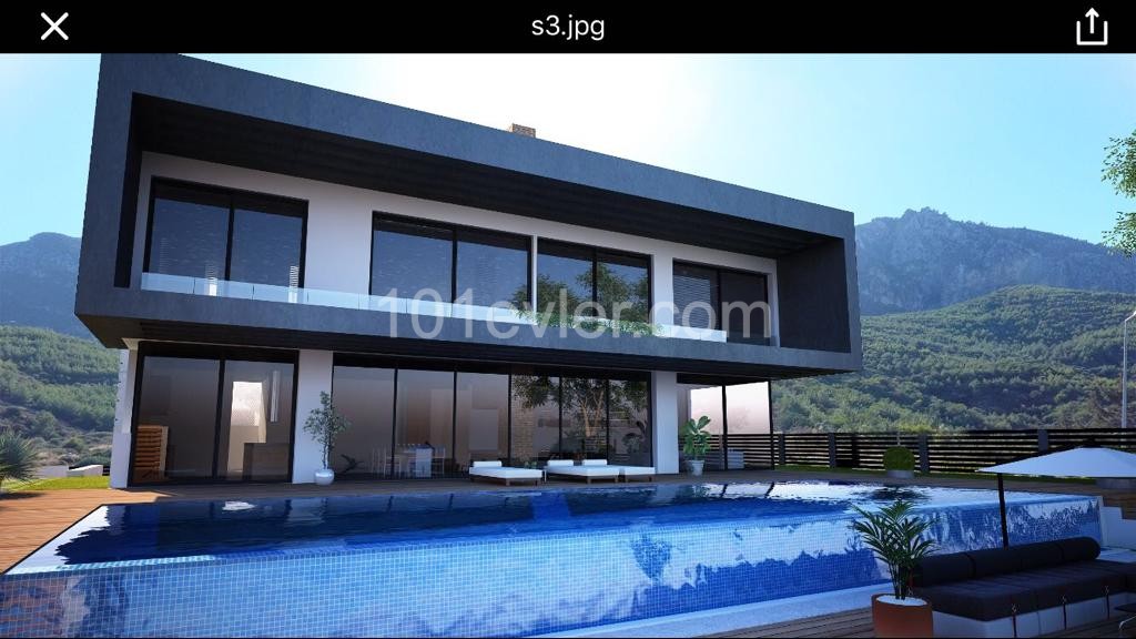 5 Bedroom Villa for sale 919 m² with fireplace in Edremit, Girne, North Cyprus